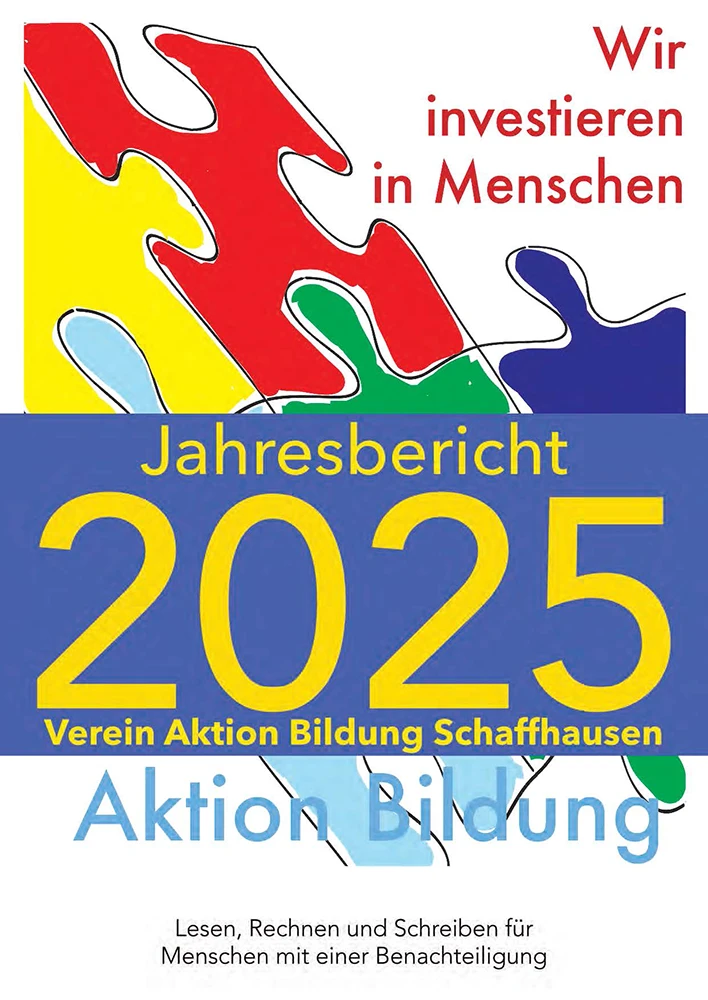 Jahresbericht Aktion Bildung 2025 Deckblatt